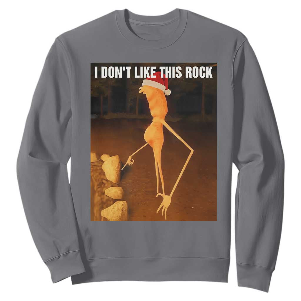 Marcus The Worm I Don't Like This Rock Sweatshirt TS10 Charcoal Print Your Wear