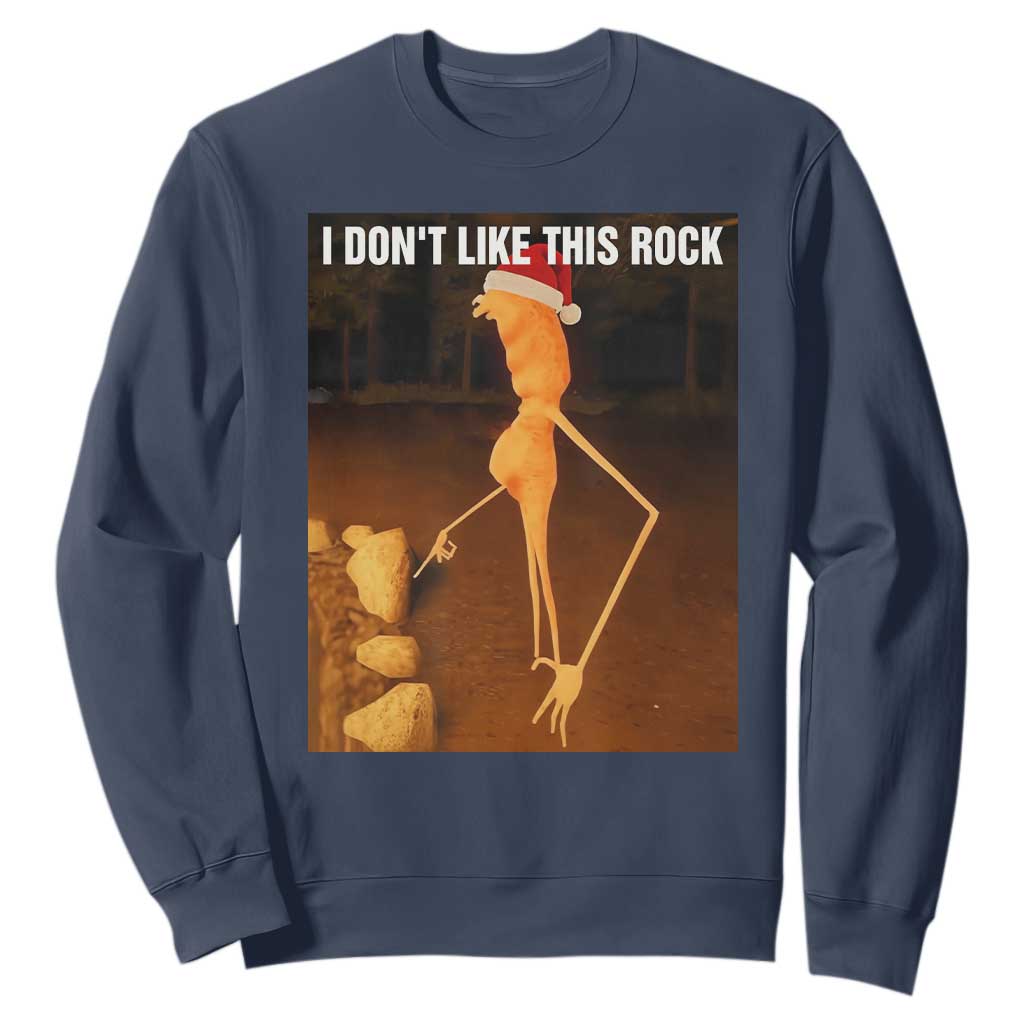 Marcus The Worm I Don't Like This Rock Sweatshirt TS10 Navy Print Your Wear