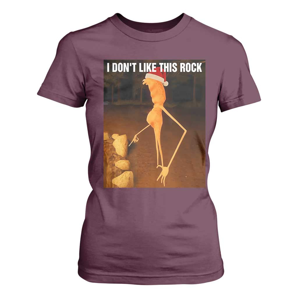 Marcus The Worm I Don't Like This Rock T Shirt For Women TS10 Maroon Print Your Wear