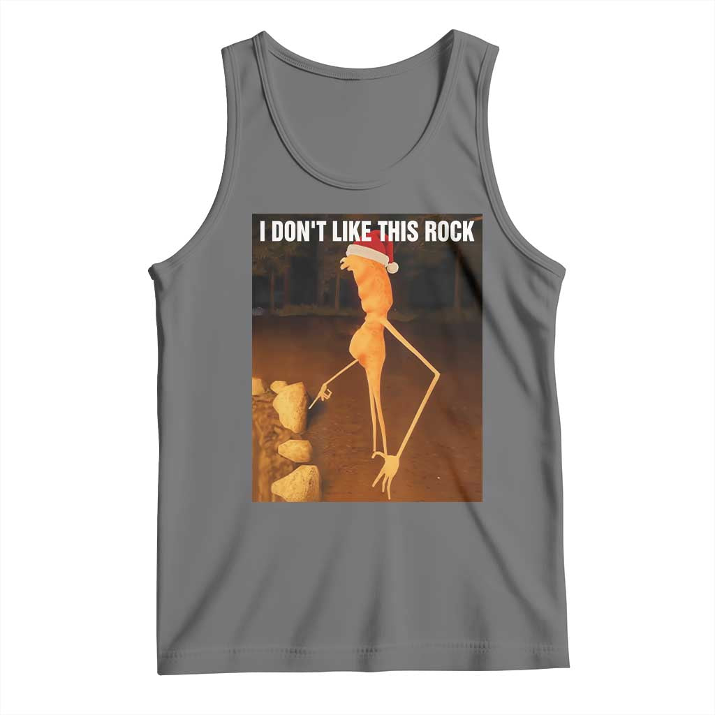 Marcus The Worm I Don't Like This Rock Tank Top TS10 Black Heather Print Your Wear