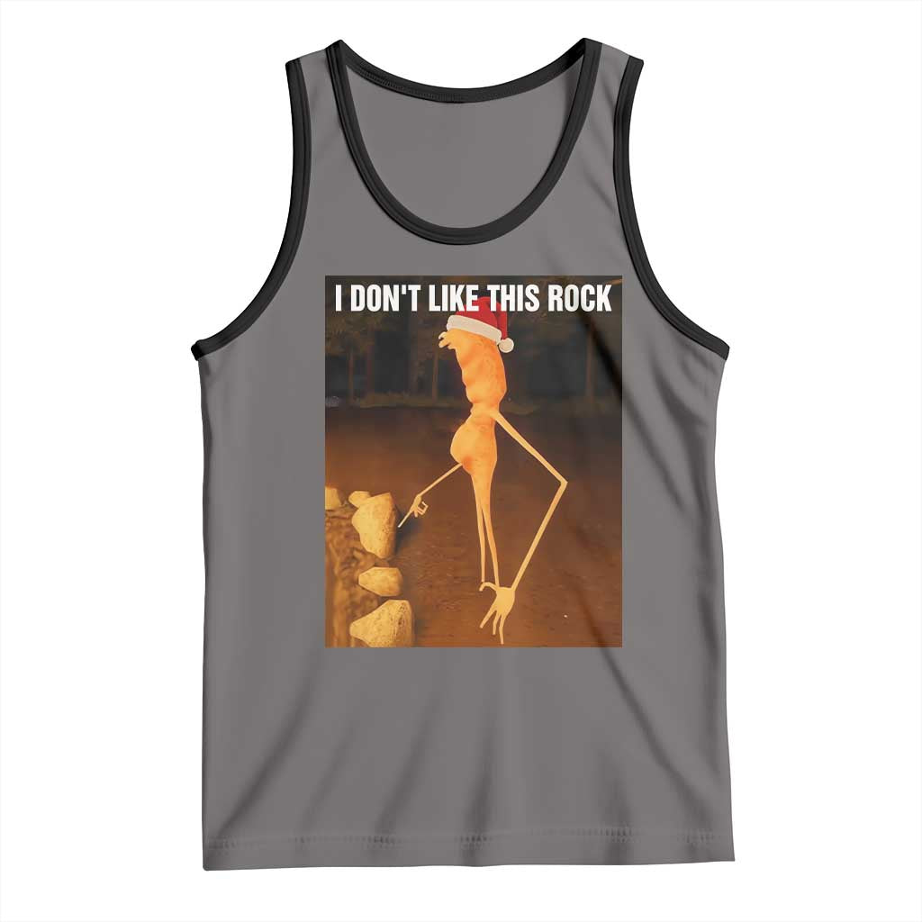 Marcus The Worm I Don't Like This Rock Tank Top TS10 Deep Heather Black Print Your Wear