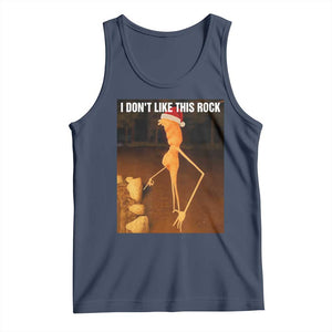 Marcus The Worm I Don't Like This Rock Tank Top TS10 Navy Print Your Wear