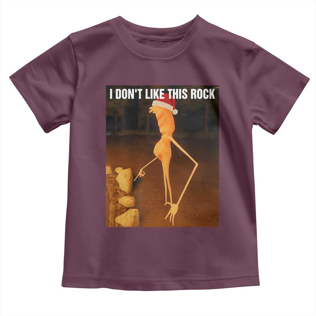 Marcus The Worm I Don't Like This Rock Toddler T Shirt TS10 Maroon Print Your Wear