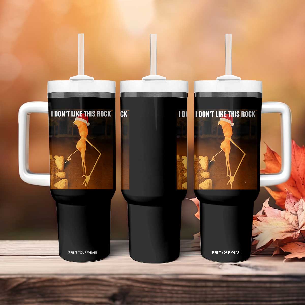 Marcus The Worm I Don't Like This Rock Tumbler With Handle TS10 Print Your Wear
