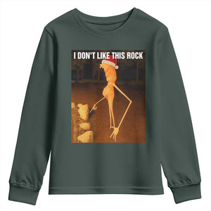 Marcus The Worm I Don't Like This Rock Youth Sweatshirt TS10 Dark Forest Green Print Your Wear