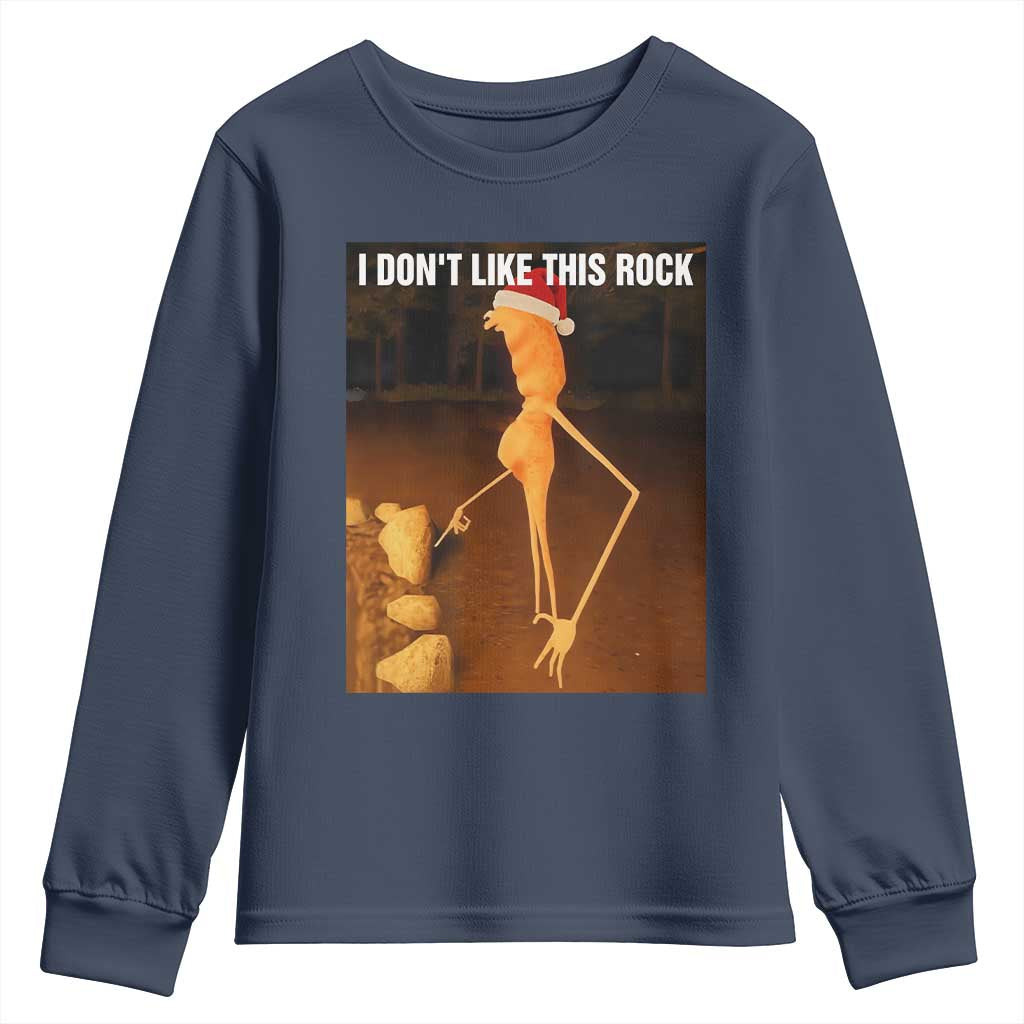 Marcus The Worm I Don't Like This Rock Youth Sweatshirt TS10 Navy Print Your Wear