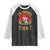 Funny BBQ Raglan Shirt I'd Smoke That Barbecue Retro Grilling Gift TS10 Black White Print Your Wear