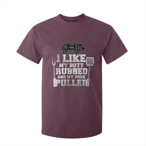 Funny BBQ T Shirt For Kid Hilarious Grill Chef Grilling Gift Pork Rub Smoking Meat Smoker TS10 Maroon Print Your Wear