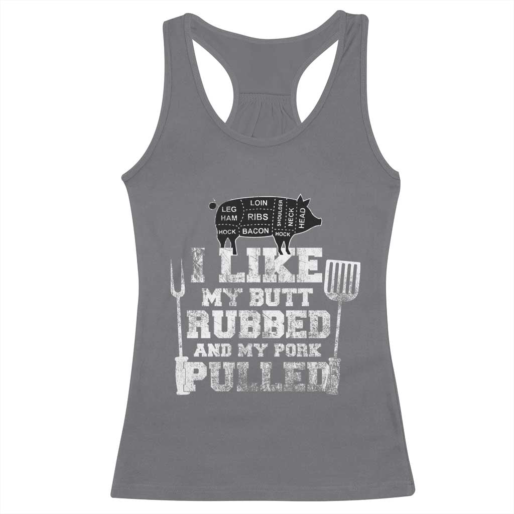 Funny BBQ Racerback Tank Top Hilarious Grill Chef Grilling Gift Pork Rub Smoking Meat Smoker TS10 Charcoal Print Your Wear