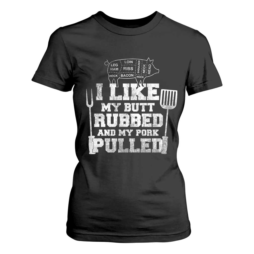 Funny BBQ T Shirt For Women Hilarious Grill Chef Grilling Gift Pork Rub Smoking Meat Smoker TS10 Black Print Your Wear
