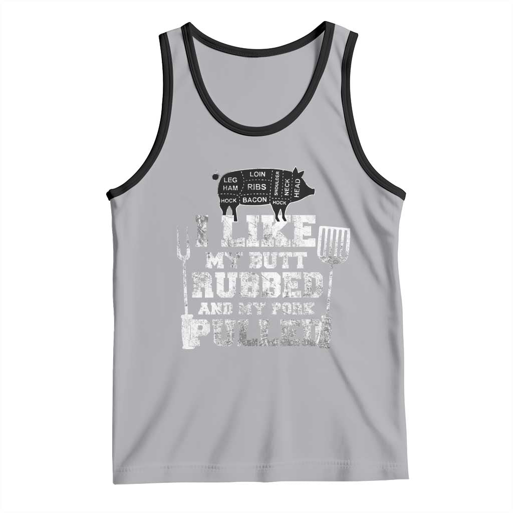 Funny BBQ Tank Top Hilarious Grill Chef Grilling Gift Pork Rub Smoking Meat Smoker TS10 Athletic Heather Black Print Your Wear