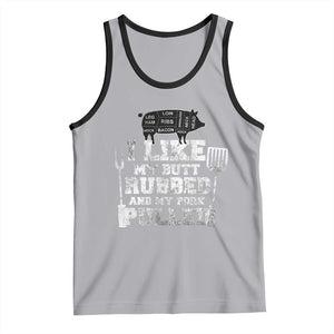 Funny BBQ Tank Top Hilarious Grill Chef Grilling Gift Pork Rub Smoking Meat Smoker TS10 Athletic Heather Black Print Your Wear