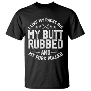 Funny BBQ T Shirt Pork Rub Smoking Meat Smoker Hilarious Grill Chef Grilling Gift TS10 Black Print Your Wear