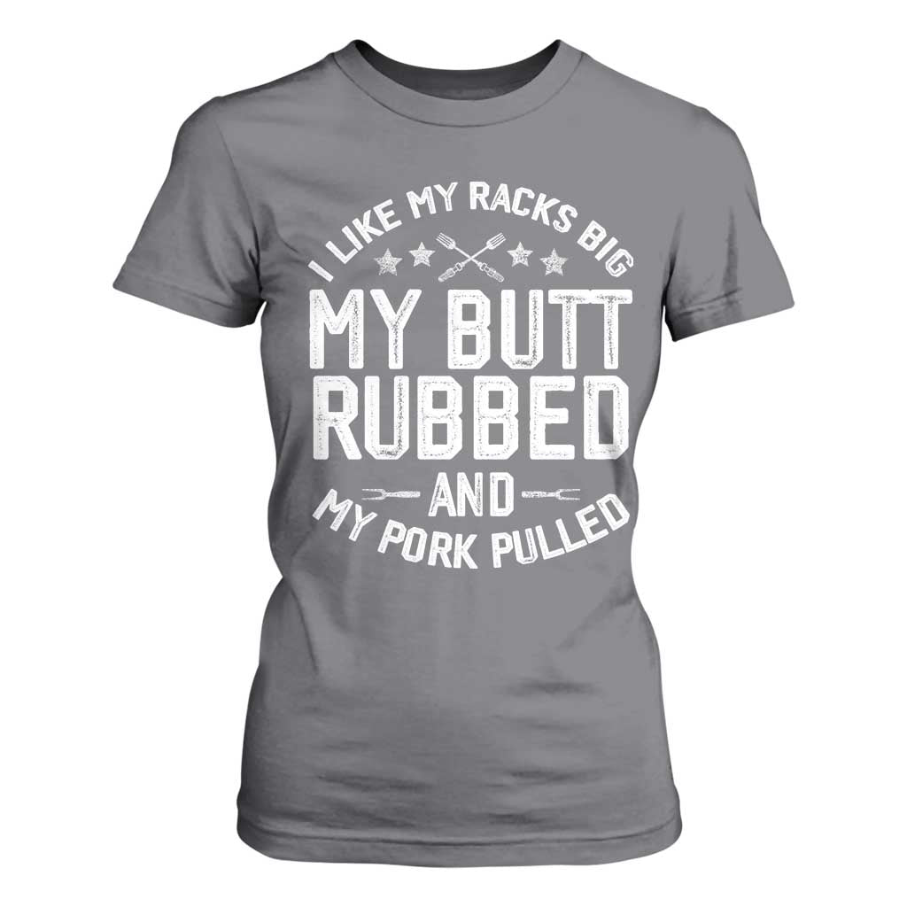 Funny BBQ T Shirt For Women Pork Rub Smoking Meat Smoker Hilarious Grill Chef Grilling Gift TS10 Charcoal Print Your Wear