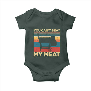 Funny BBQ Baby Onesie You Can't Beat My Meat Dad Grill Gift TS10 Print Your Wear