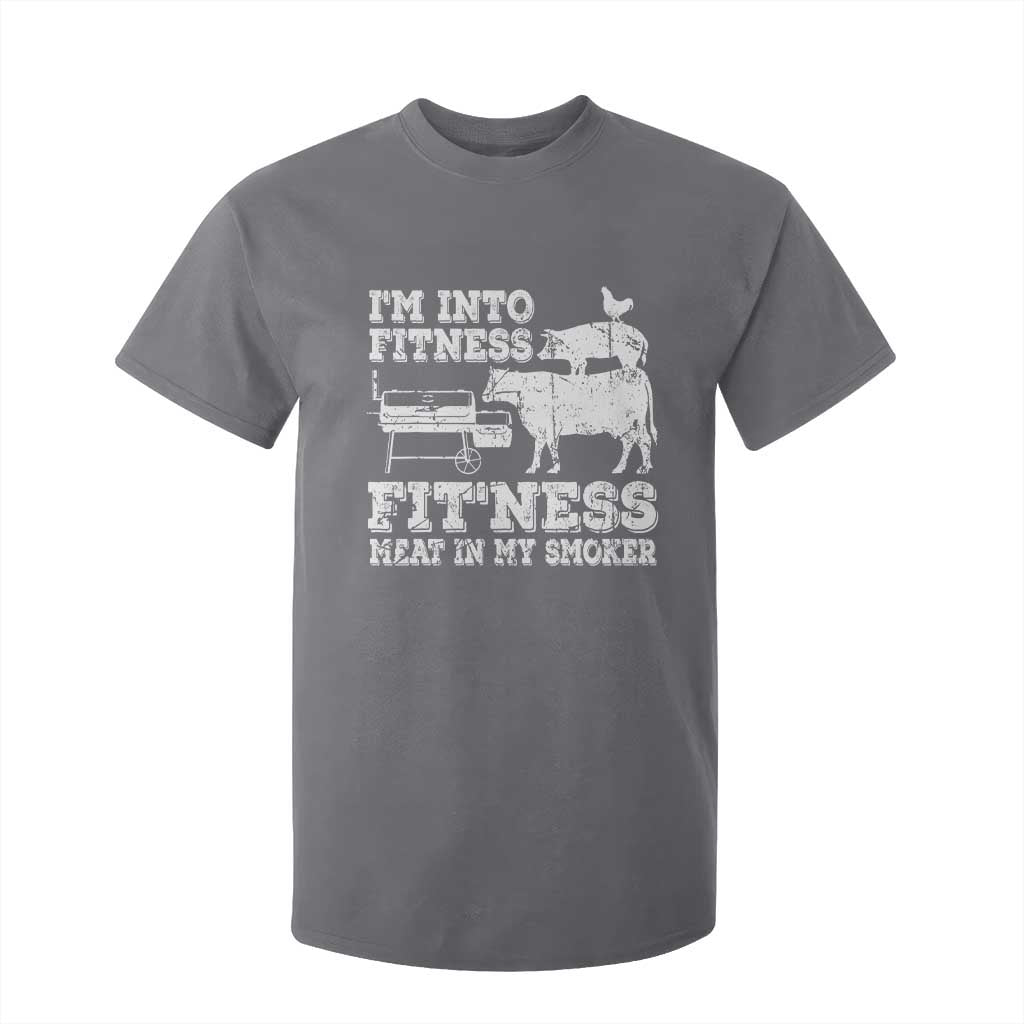 Funny BBQ T Shirt For Kid Meat Smoking Barbeque Griller Grilling Gifts TS10 Charcoal Print Your Wear