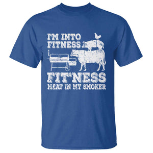 Funny BBQ T Shirt Meat Smoking Barbeque Griller Grilling Gifts TS10 Royal Blue Print Your Wear