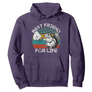 Squirrel Lover Hoodie Funny Vintage Squirrel Gift Best Friend For Life TS10 Purple Print Your Wear