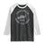 BBQ Raglan Shirt Dinner Will Be Ready in 18 Hours Meat Smoker TS10 Black White Print Your Wear
