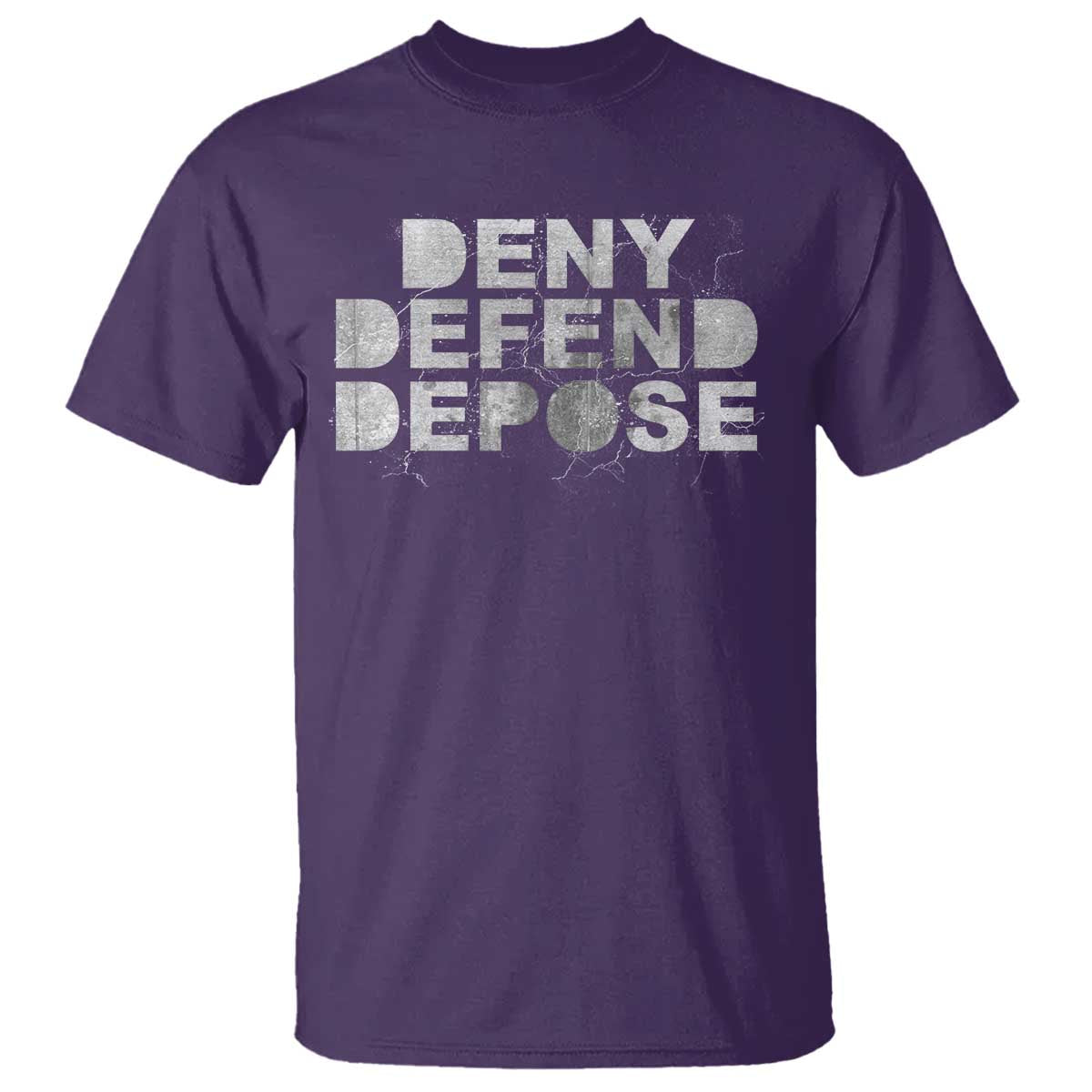 Deny Defend Depose T Shirt Unisex Classic TS10 Purple Print Your Wear