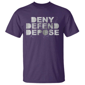 Deny Defend Depose T Shirt Unisex Classic TS10 Purple Print Your Wear