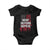 Deny Defend Depose Baby Onesie Guns American Flag TS10 Black Print Your Wear