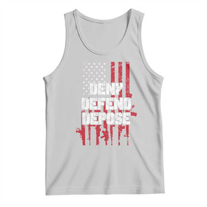 Deny Defend Depose Tank Top Guns American Flag TS10 Ash Print Your Wear