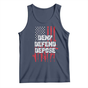 Deny Defend Depose Tank Top Guns American Flag TS10 Navy Print Your Wear