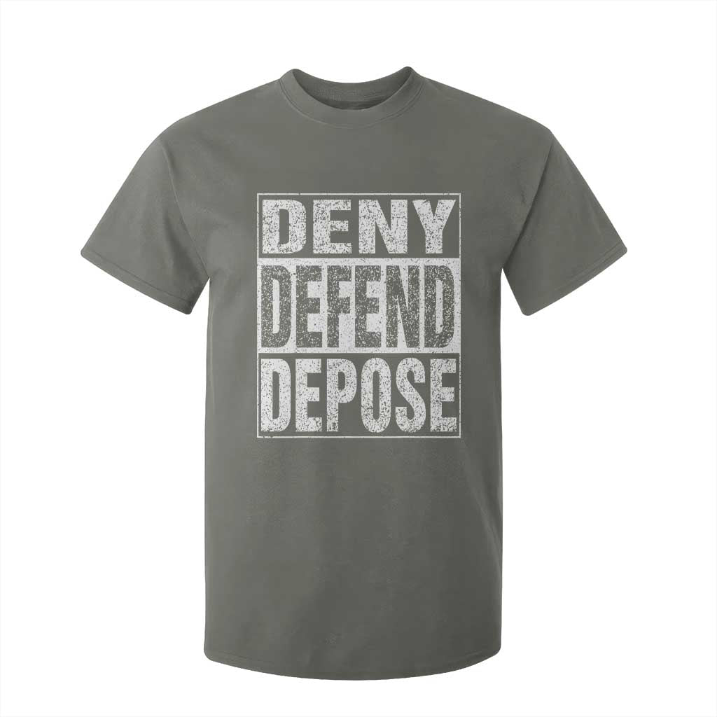 Deny Defend Depose T Shirt For Kid Healthcare TS10 Military Green Print Your Wear