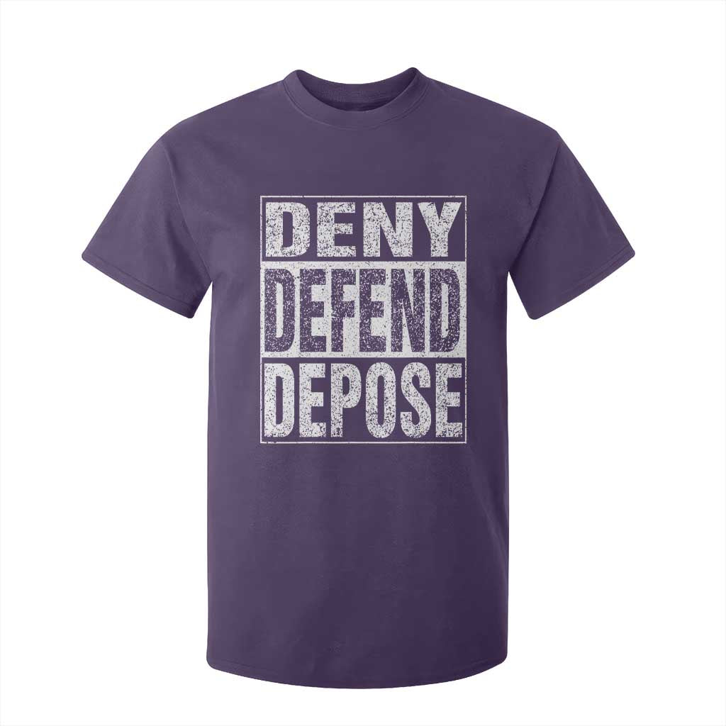 Deny Defend Depose T Shirt For Kid Healthcare TS10 Purple Print Your Wear