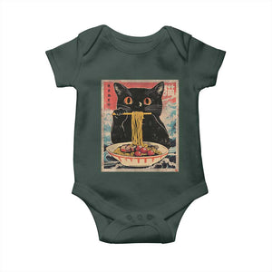 Japanese Ramen Baby Onesie Funny Graphic Tees Foodies Kawaii Cat Anime Gifts TS10 Print Your Wear