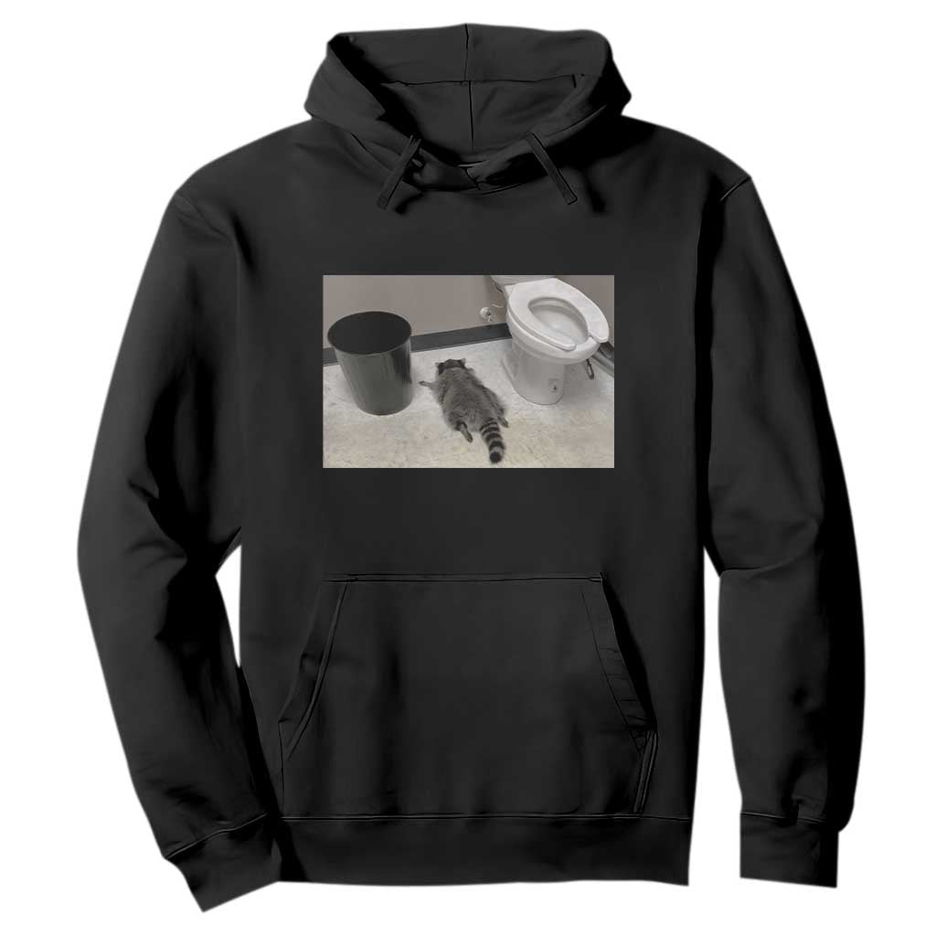 Funny Drunk Raccoon Hoodie Vintage Liquor Store Trash Panda Memes TS10 Black Print Your Wear