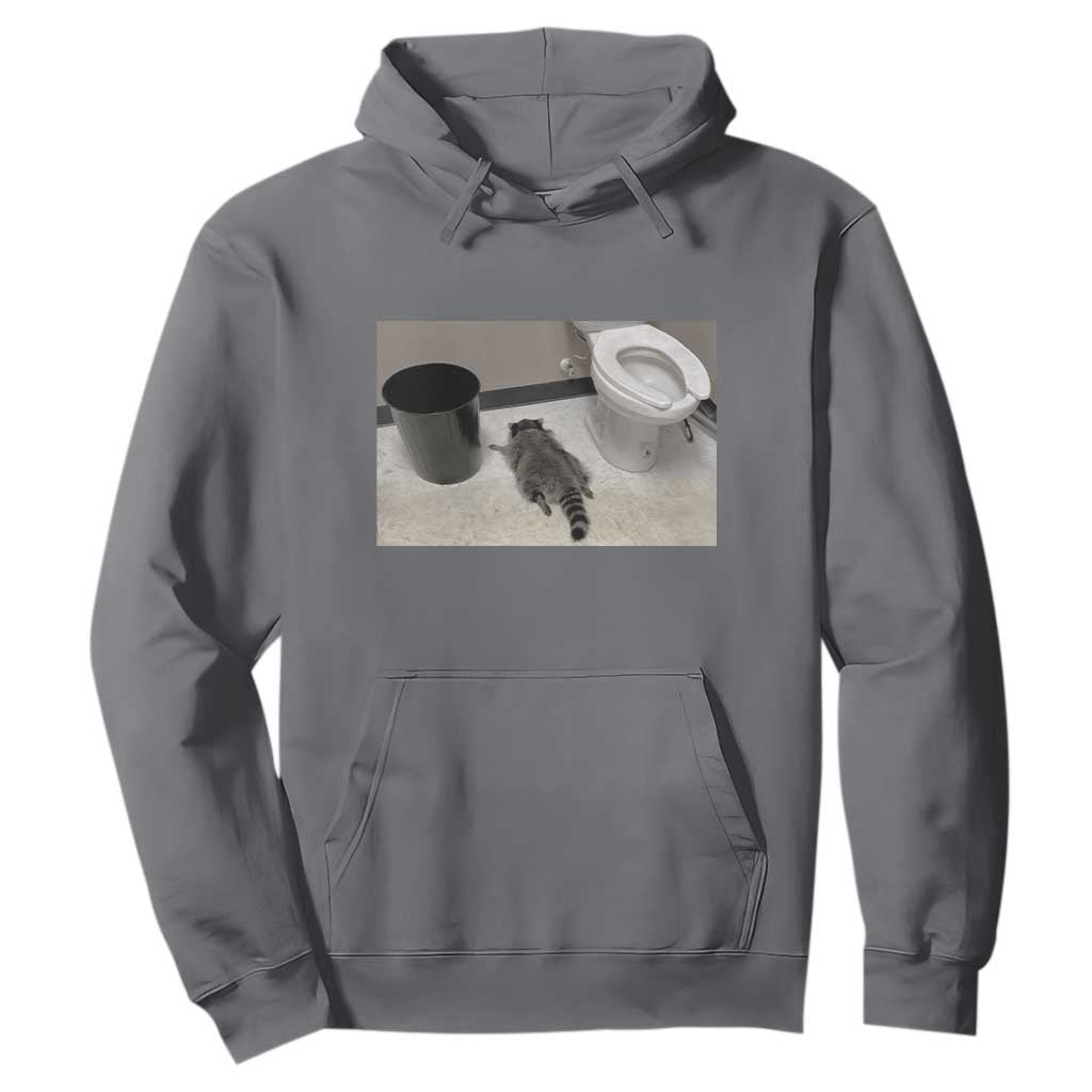Funny Drunk Raccoon Hoodie Vintage Liquor Store Trash Panda Memes TS10 Charcoal Print Your Wear