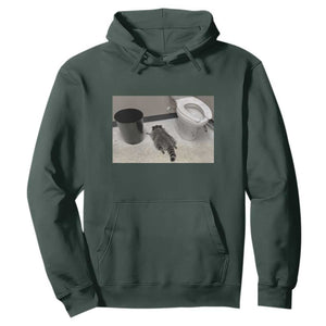 Funny Drunk Raccoon Hoodie Vintage Liquor Store Trash Panda Memes TS10 Dark Forest Green Print Your Wear