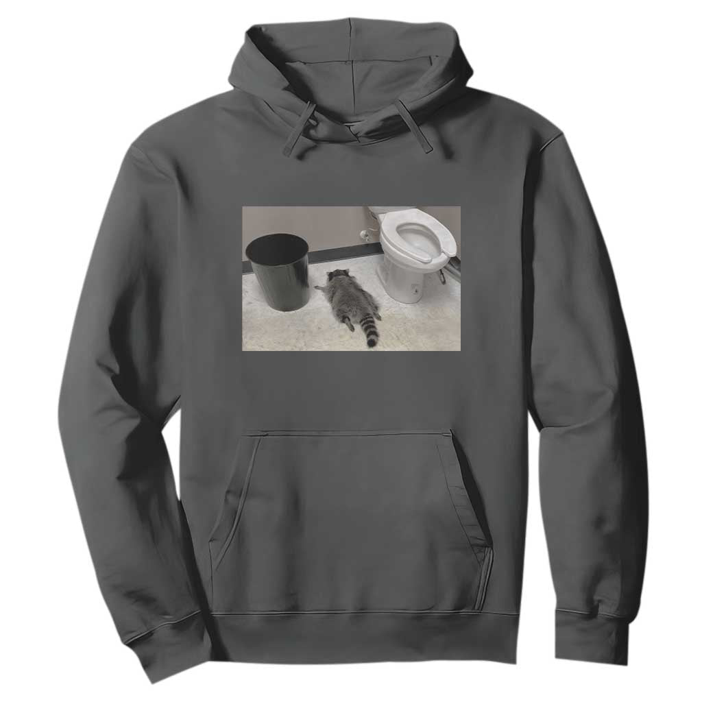 Funny Drunk Raccoon Hoodie Vintage Liquor Store Trash Panda Memes TS10 Dark Heather Print Your Wear
