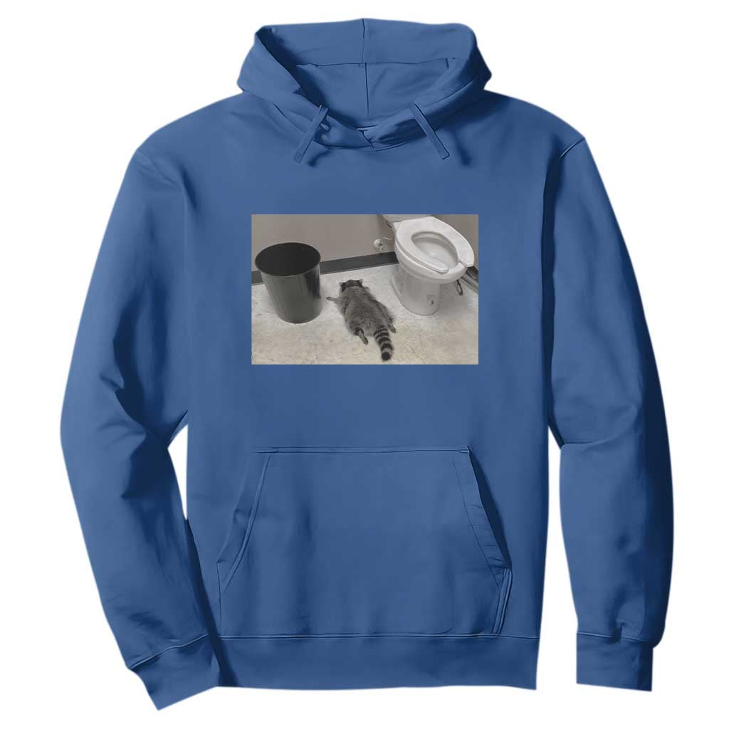Funny Drunk Raccoon Hoodie Vintage Liquor Store Trash Panda Memes TS10 Royal Blue Print Your Wear