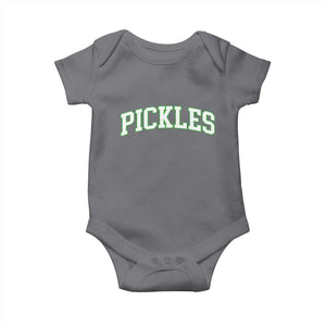 Vintage Pickle Baby Onesie Canning Season Pickle Lover Vintage Sports Style 80s 90s Gifts TS10 Charcoal Print Your Wear