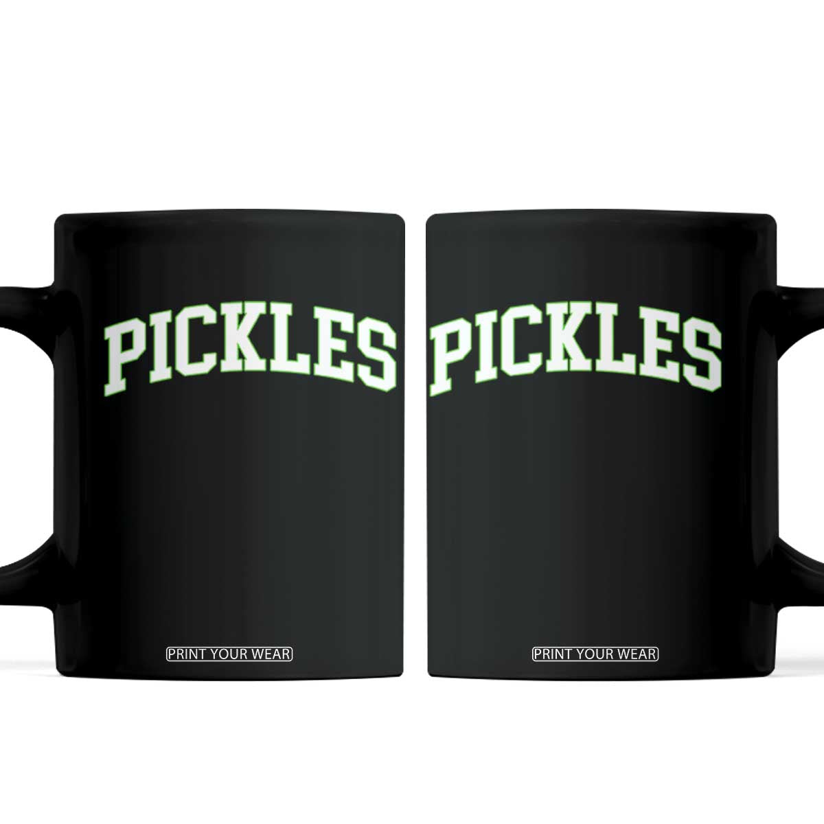 Vintage Pickle Coffee Mug Canning Season Pickle Lover Vintage Sports Style 80s 90s Gifts TS10 Black Print Your Wear