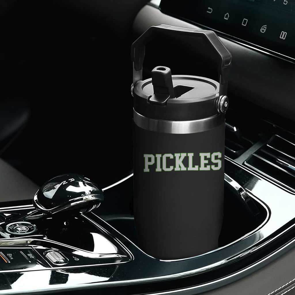 Vintage Pickle Flip Straw Tumbler Canning Season Pickle Lover Vintage Sports Style 80s 90s Gifts TS10 Print Your Wear