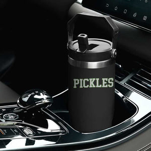 Vintage Pickle Flip Straw Tumbler Canning Season Pickle Lover Vintage Sports Style 80s 90s Gifts TS10 Print Your Wear