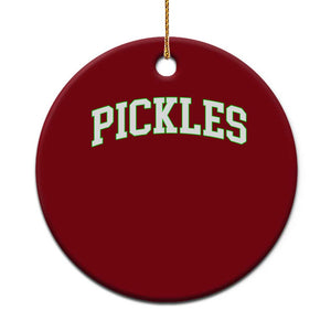 Vintage Pickle Ceramic Ornament Canning Season Pickle Lover Vintage Sports Style 80s 90s Gifts TS10 1pc Red Print Your Wear