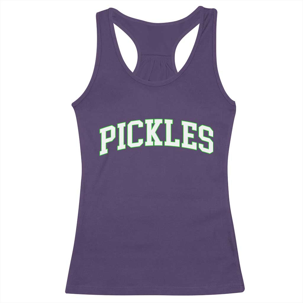 Vintage Pickle Racerback Tank Top Canning Season Pickle Lover Vintage Sports Style 80s 90s Gifts TS10 Purple Print Your Wear