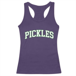 Vintage Pickle Racerback Tank Top Canning Season Pickle Lover Vintage Sports Style 80s 90s Gifts TS10 Purple Print Your Wear
