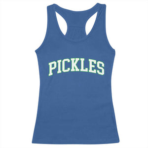 Vintage Pickle Racerback Tank Top Canning Season Pickle Lover Vintage Sports Style 80s 90s Gifts TS10 Royal Blue Print Your Wear
