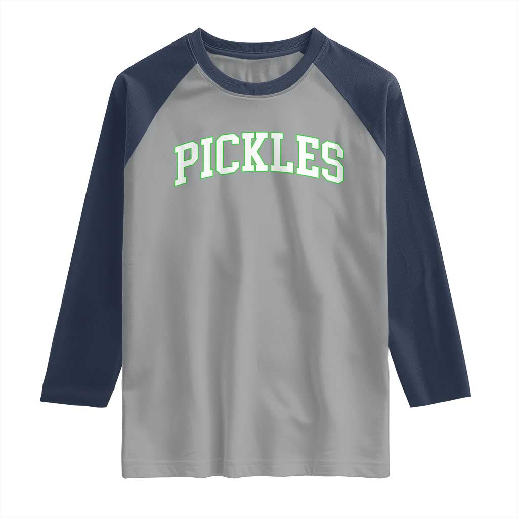 Vintage Pickle Raglan Shirt Canning Season Pickle Lover Vintage Sports Style 80s 90s Gifts TS10 Sport Gray Navy Print Your Wear