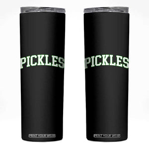 Vintage Pickle Skinny Tumbler Canning Season Pickle Lover Vintage Sports Style 80s 90s Gifts TS10 Black Print Your Wear