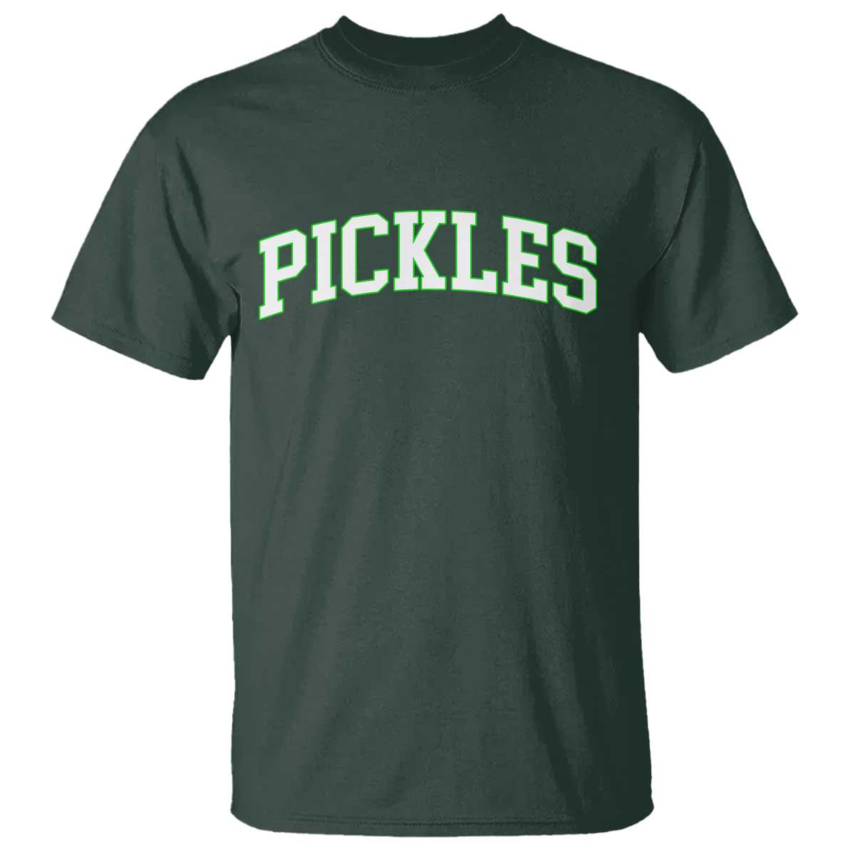 Vintage Pickle T Shirt Canning Season Pickle Lover Vintage Sports Style 80s 90s Gifts TS10 Dark Forest Green Print Your Wear