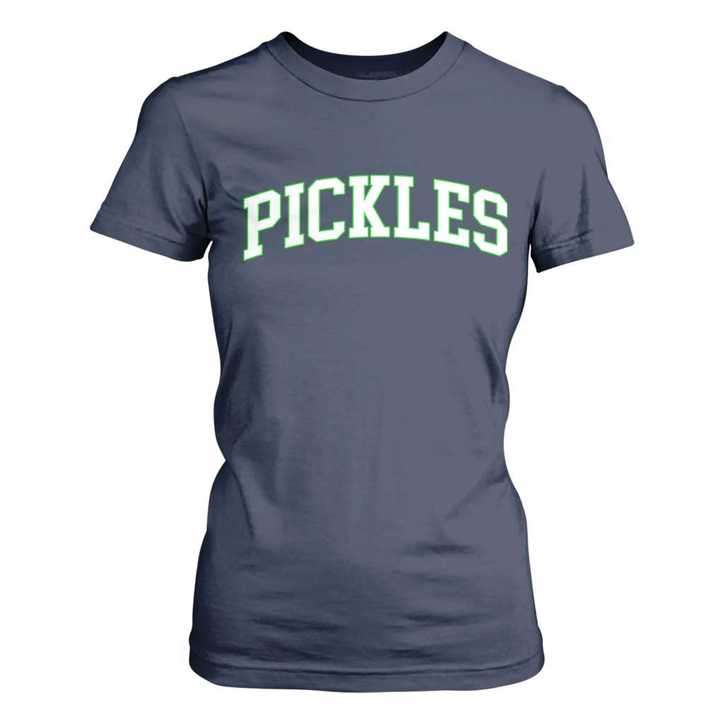 Vintage Pickle T Shirt For Women Canning Season Pickle Lover Vintage Sports Style 80s 90s Gifts TS10 Navy Print Your Wear