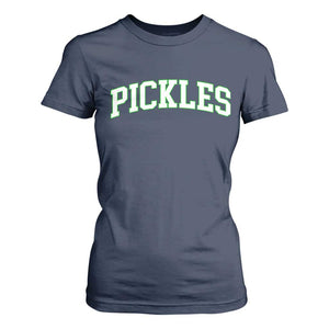 Vintage Pickle T Shirt For Women Canning Season Pickle Lover Vintage Sports Style 80s 90s Gifts TS10 Navy Print Your Wear