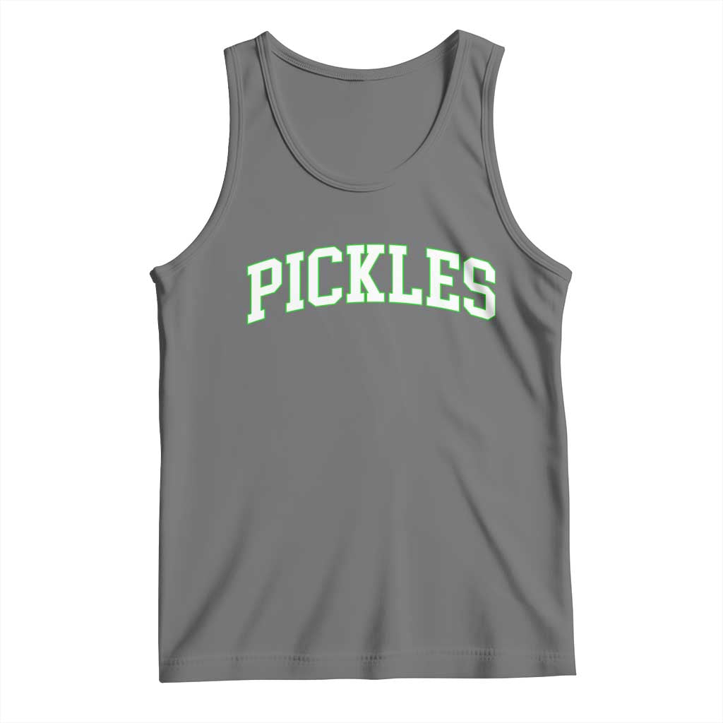 Vintage Pickle Tank Top Canning Season Pickle Lover Vintage Sports Style 80s 90s Gifts TS10 Black Heather Print Your Wear